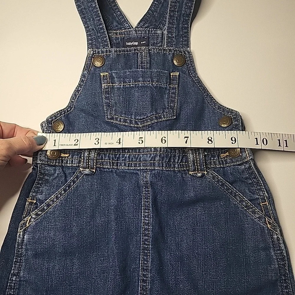 BABY GAP Denim Overall‎ Dress Skirtall Size 12-18 Months
